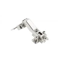 GTV COCA hinge superimposed, angled 45 deg, H=2 mm, springless, e-chain®, slide-on, with e