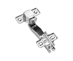 GTV COCA overlay hinge, angled 45 deg, H=2 mm, without spring, slide on chain, without eur