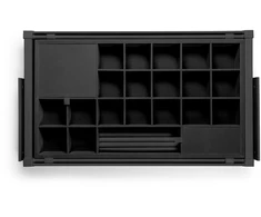 GTV ELITE pull out jewellery tray, 860-918, soft-close, juodas