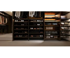 GTV ELITE pull out shoe rack drawer 560-618 soft-close, juodas
