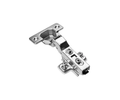 GTV FCHC semi-mortise hydraulic hinge H=0, with euro screws