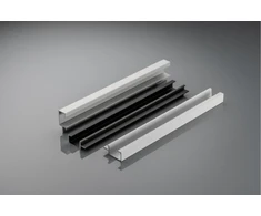 GTV FIRM profile, studded, shape C, L=3500 mm, Al, juodas