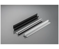 GTV FIRM profile, studded, shape L, L=3500 mm, Al, baltas