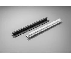 GTV FIRM profile, studded, shape L, L=3500 mm, Al, juodas