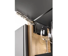 GTV HORIZON lift, P2O front height 250-450 mm, front weight 2-5kg, force 500-1350, juodas