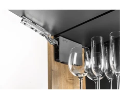 GTV HORIZON lift, P2O front height 400-650 mm, front weight 8-12 kg, force 2500-5200, blac
