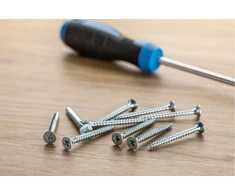 GTV IRONFAST screw, 6x70, PZ3, chipboard, steel, baltas zinc plated (100 pcs)