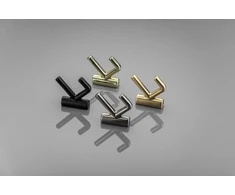 GTV LENS hanger, double, ZnAl, brushed steel