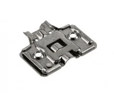 GTV SILENTO PRO chain for hinge, H=0, eccentric adjustment, clip-on, without euro, juodas