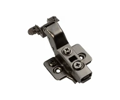 GTV SILENTO PRO mortise hinge,without spring,alu frame,prow H=0,3D,clip-on,without euro,bl