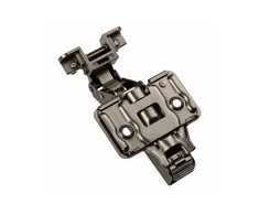 GTV SILENTO PRO mortise hinge,without spring,alu frame,prow H=0,3D,clip-on,without euro,bl