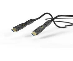 HFOC-300D-20 8K/120 HDMI 2.1 active hybrid cable (male-male) with detachable connectors, 20 m
