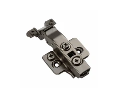Hinge GTV SILENTO PRO mounted,without spring,frame alu,prow H=0,3D,clip-on,without euro,bl