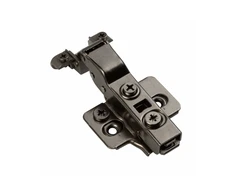 Hinge GTV SILENTO PRO twin,without spring,alu frame,prow H=0,3D,clip-on,without euro,juodas