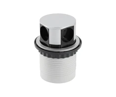 GTV ĮGILINTAS stalo prailginimo kabelis COMFORT 100 mm, 4x schuko lizdas, aliuminis, kabelis 1