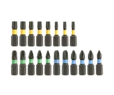 Impact bits 20 pcs mix 25 mm
