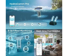 Išmanus baseino vandens stebėjimo įrenginys Aiper HydroComm Pro su povandenine komunikacija