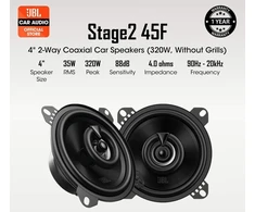 JBL STAGE2 45F, GEN2 10cm, 2-juostų koaksialiniai garsiakalbiai, (Pažeista pakuotė)