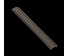 juodas dangtelis LED profiliui GLAX Mini 12 m