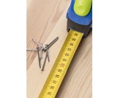 Juostinis matas 8 m x 25 mm, MID sertifikuotas, teflonu dengta geležtė