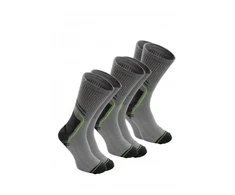 KAHL long socks light pilka/žalias 43-44 (3 pairs/pack)
