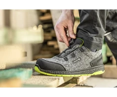 KEMNITZ safety shoes LACE SYSTEM S1PS SR FO pilka melange/žalias 43