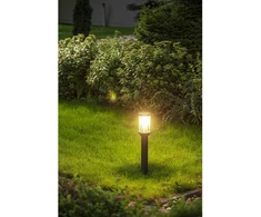 KERTA-P 50 sodo šviestuvas, E27, MAX.12W, IP44, AC220-240V, 50-60Hz, stulpelis, grafito sp