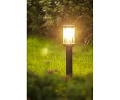 KERTA-P 50 sodo šviestuvas, E27, MAX.12W, IP44, AC220-240V, 50-60Hz, stulpelis, grafito sp