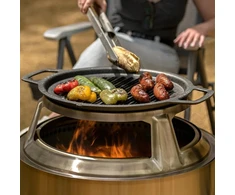 Ketaus grilio grotelės Solo Stove L, tinka Bonfire, Yukon, Canyon ugniakurams