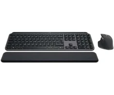 Klaviatūra Logitech MX Keys S Combo klaviatūrų rinkinys juodas QWERTZ (Pažeista pakuotė)