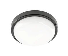 KODO Ducted Luminaire, LED, 18W, 1620lm, 4000K, AC180-250V, IP54, IK08, Round, Juodas