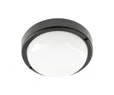 KODO Ducted Luminaire, LED, 8W, 720lm, 4000K, AC180-250V, IP54, IK08, Round, Juodas