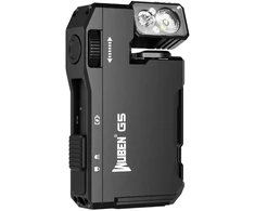 Kompaktiškas EDC prožektorius Wuben G5, 400 lm, su RGB režimais, juodas