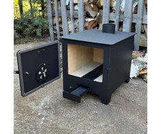 Krosnelė "Buržuika" Kalmetal 8kW su šamotu