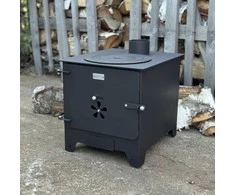 Krosnelė "Buržuika" Kalmetal 8kW su šamotu ir rinkėmis