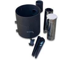 Krosnelė kazanui Kalmetal Standart 16L (3 mm) su kaminu