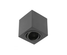 Lubinis šviestuvas Lamp surface mounted AVEIRO BIS, IP20, square, juodas
