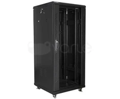 LANBERG FF01-6627-12B-KPL laisvai pastatomas stovas 19 išmontuojamas plokščias paketas 27U/600x600mm juodas (Atnaujinta)