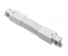 Lanksti jungtis trifazėms X-RAIL šynoms, 249 mm, balta