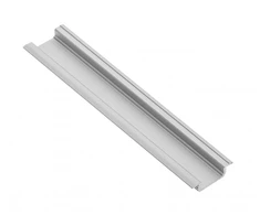 LED aliuminio profilis su GLAX sidabriniu flanšu 3,05 m (įleidžiama)