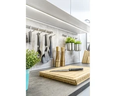 LED aliuminio profilis Taikomas GLAX Mini Juodas 3,05 m