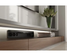 GTV LED kampinis aliuminio profilis - GLAX sidabro spalvos L=2 m