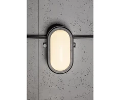 GTV LED kanalinis šviestuvas OVALIO, 5W, 500lm, AC175-265V, 50/60 Hz, PF> 0,5,RA>80, IP54, juo