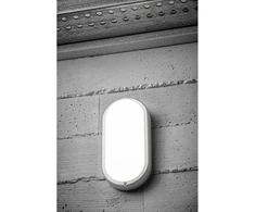 LED KODO-OV lempa, 8W, 720lm, AC175-260V, 50/60 Hz, PF>0,5, Ra≥80, IP54, IK08, 4000K, oval