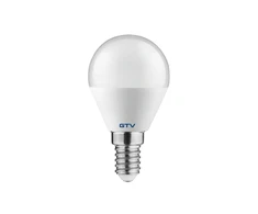 LED lemputė, B45B, SMD 2835, 4000K, E14, 6W, AC220-240V, šviesos kampas 160°, 470 lm, 52 m