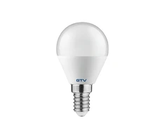 LED lemputė, B45B, SMD 2835, 4000K, E14, 6W, AC220-240V, šviesos kampas 160°, 470 lm, 52 m
