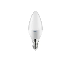 LED lemputė, C30, SMD 2835, 4000K, E14, 3W, AC220-240V, šviesos kampas 160°, 200 lm, 33 mA