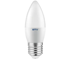 LED lemputė, C30, SMD 2835, 4000K, E27, 6W, AC220-240V, šviesos kampas 160°, 470 lm, 52 mA