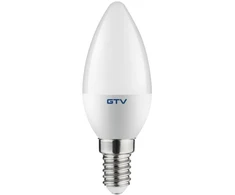 GTV LED lemputė, C30, SMD 2835, WARM Baltas, E14, 3W, AC220-240V, 160° šviesos kampas, 200 lm,
