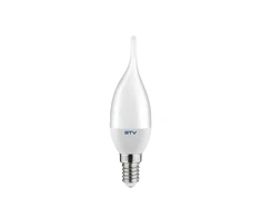 LED lemputė, C30L, SMD 2835, 4000K, E14, 6W, AC220-240V, šviesos kampas 160°, 470 lm, 52 m